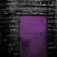 Purple Industrial Door, Mandeville Street, New Orleans, September 6, 2012
