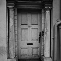 Ancient Ruins of Greece in the French Quarter, Door, New Orleans, January 5, 2013